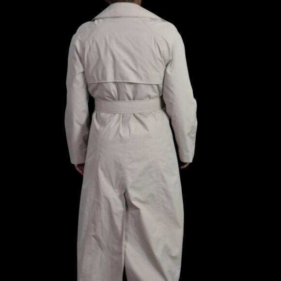 Vintage Orvis Trench Coat Khaki Tan All Weather Removable Liner Belted Size 6 - Picture 3 of 16